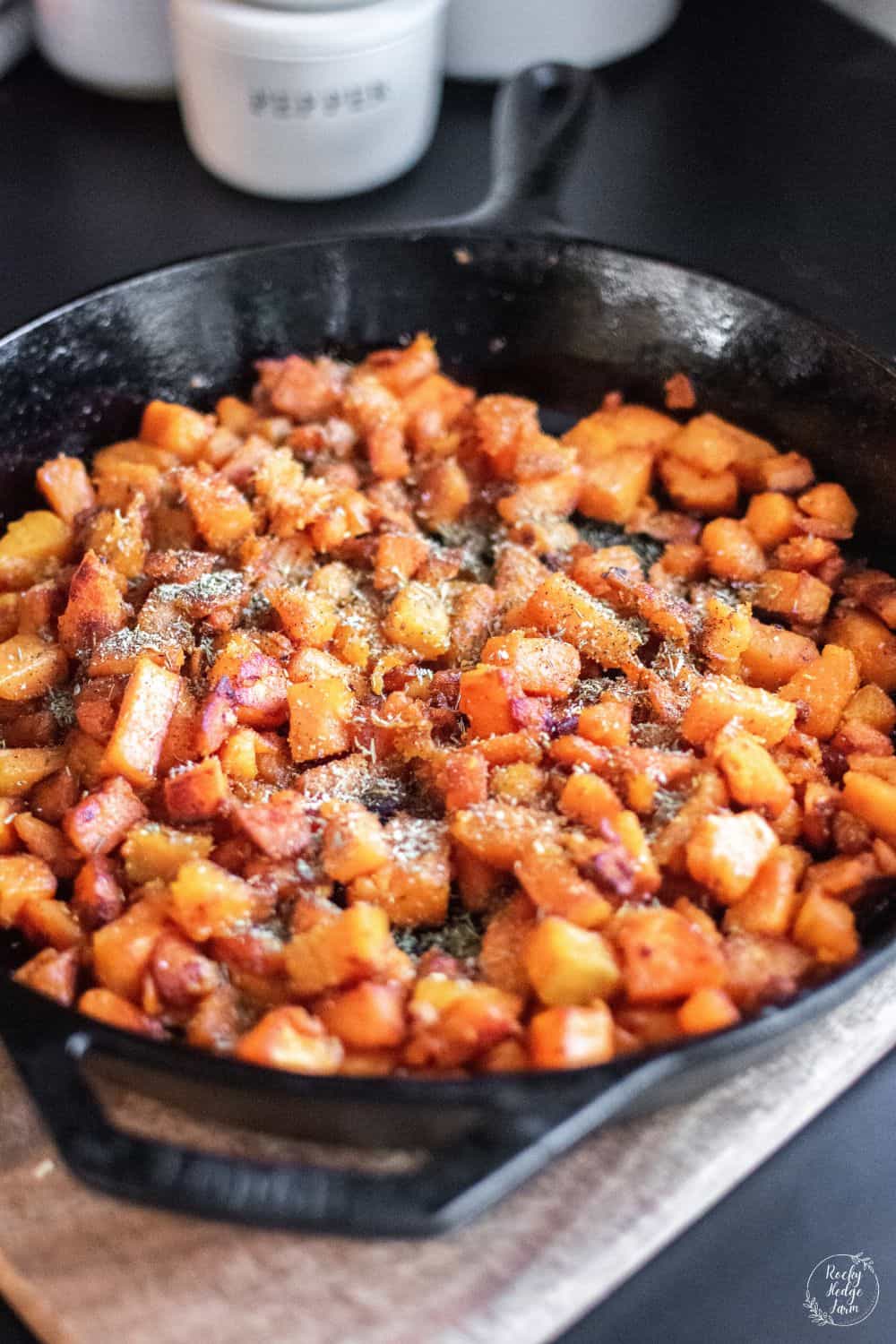 Pan Fried Sweet Potatoes - Rocky Hedge Farm