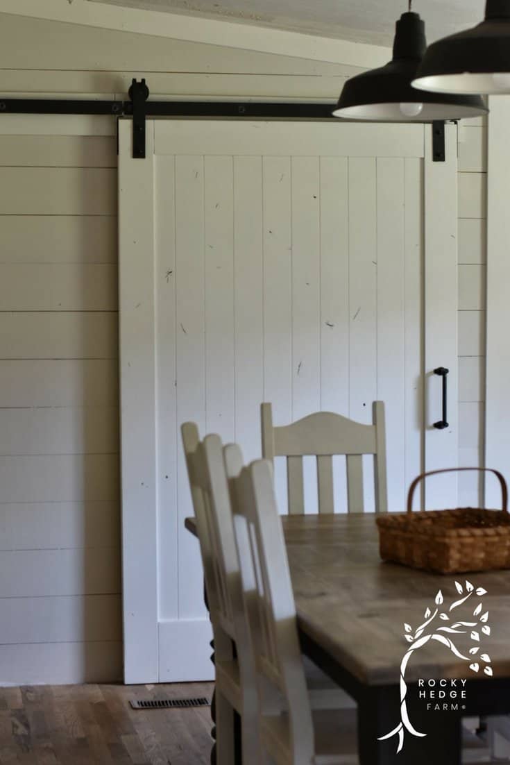 Painted Farmhouse Sliding Barn Door Rocky Hedge Farm