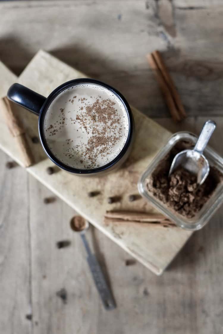 Homemade From Scratch Vanilla Chai Coffee Latte