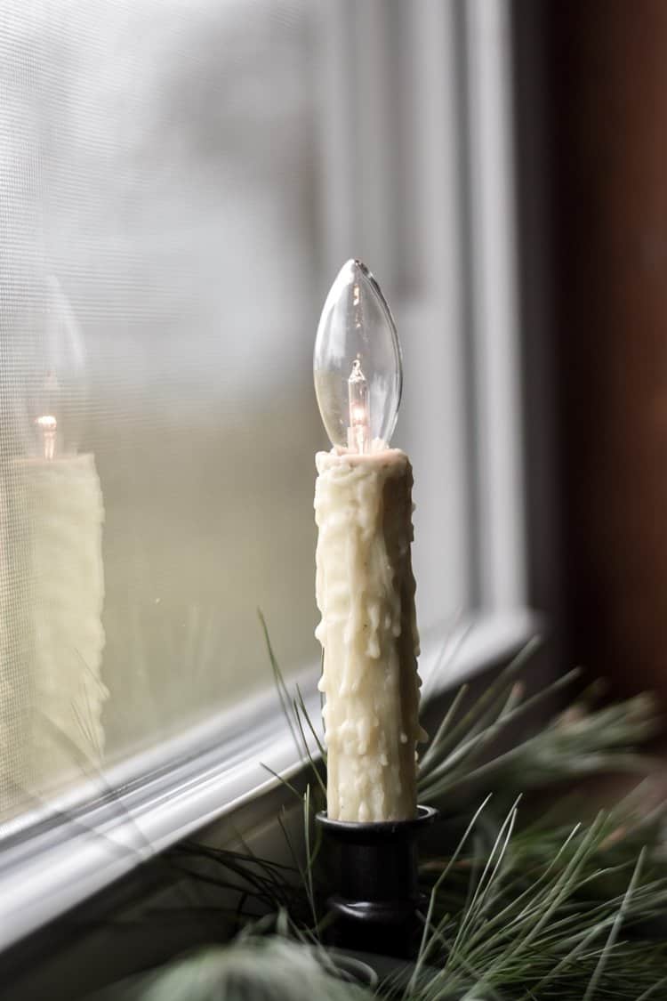 country window candles