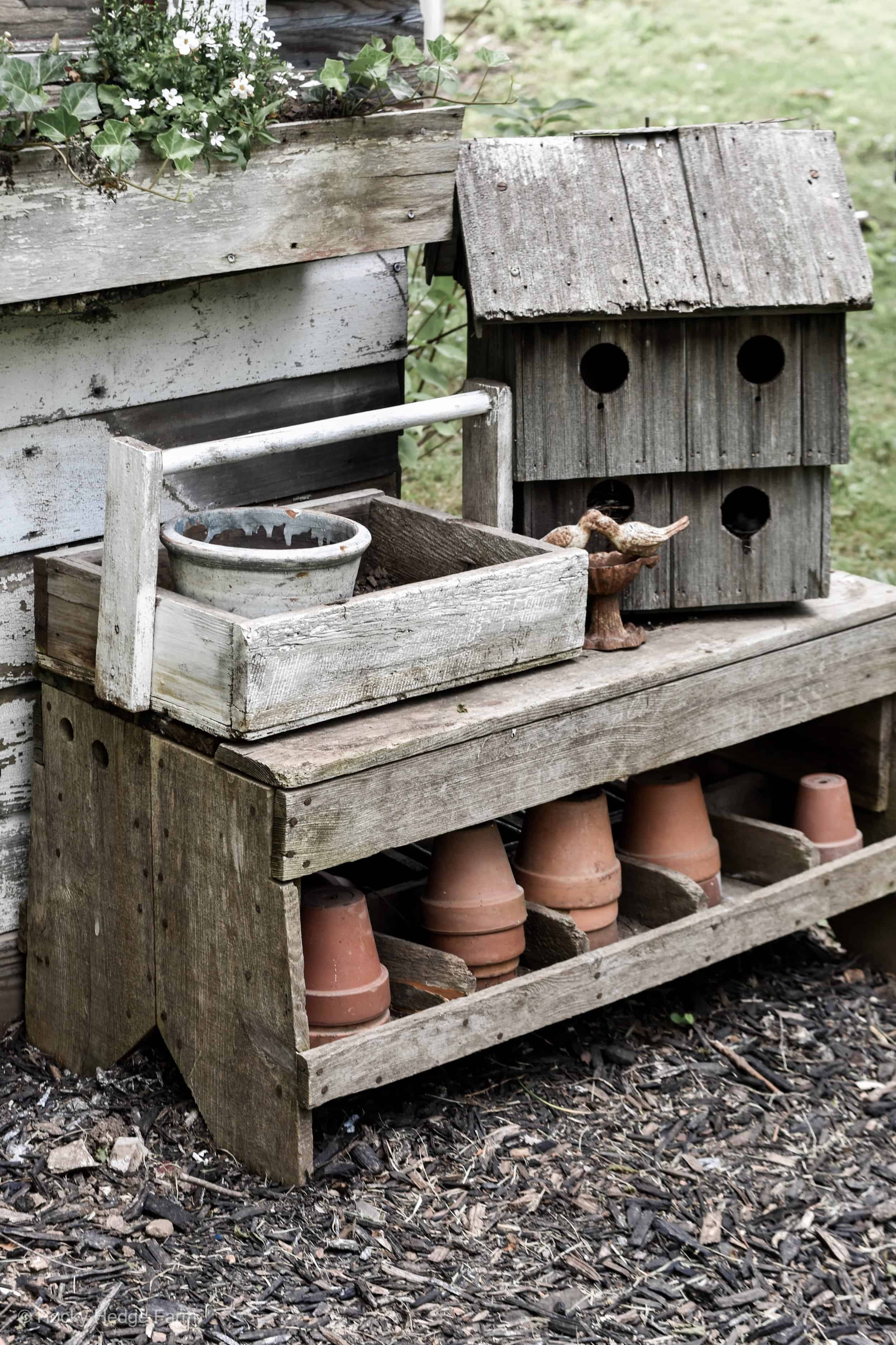 Quaint Rustic Garden Shed | Rocky Hedge Farm