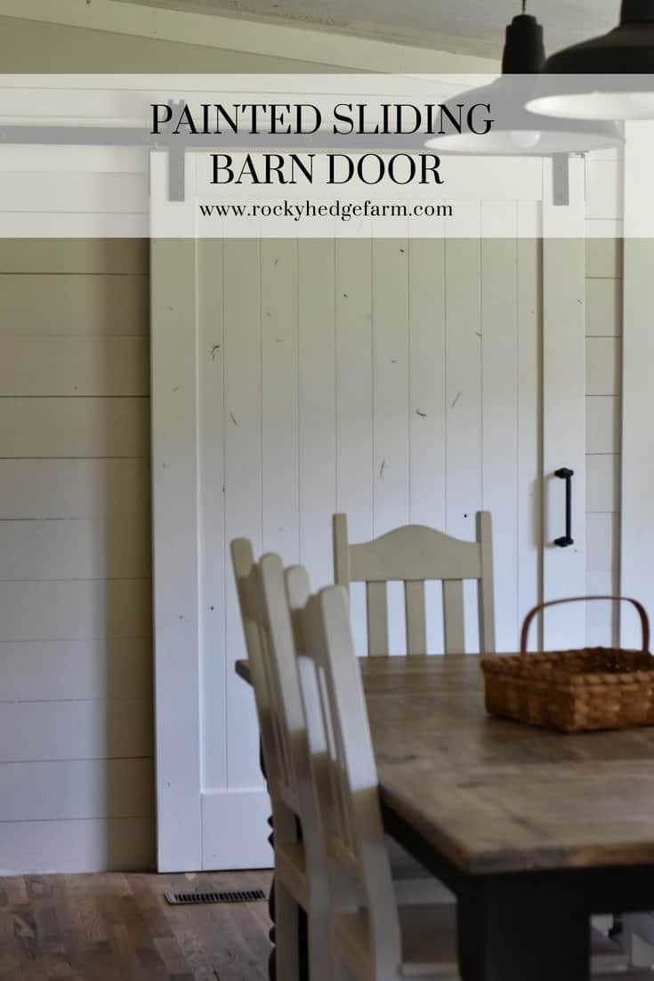 Painted Farmhouse Sliding Barn Door Rocky Hedge Farm