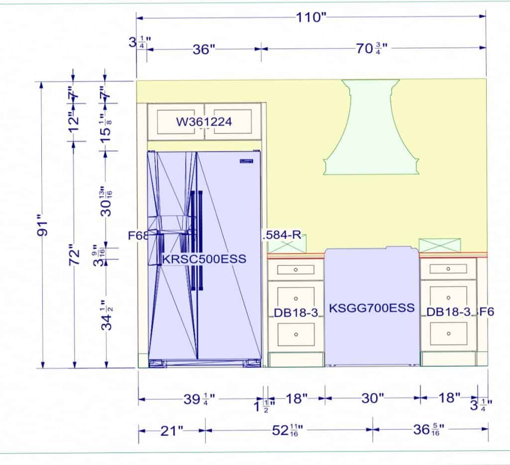 Double Wide Mobile Home Kitchen Layout Idea