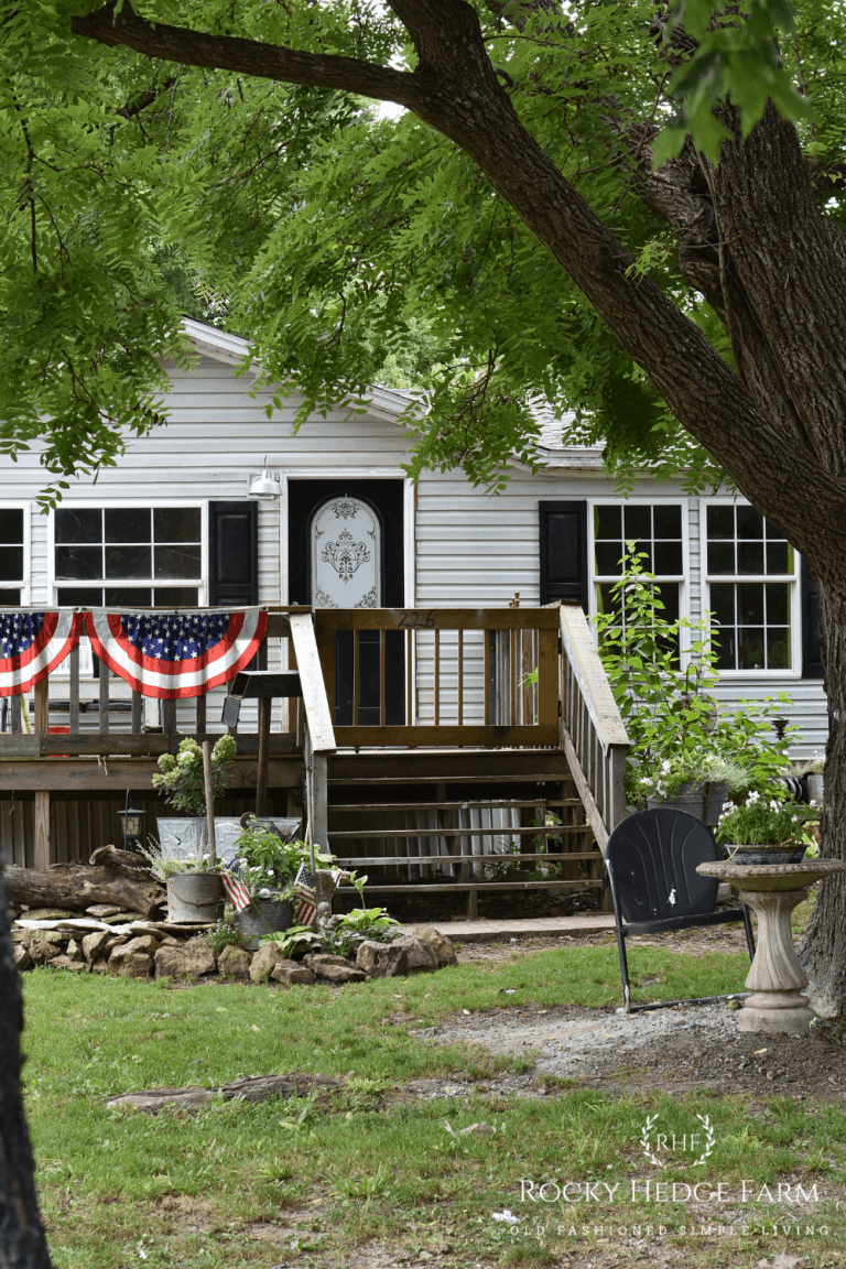 Double Wide Mobile Home Porch