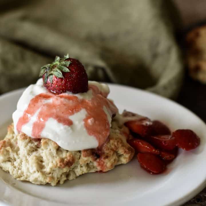 Strawberry Shortcake with Sourdough Biscuits