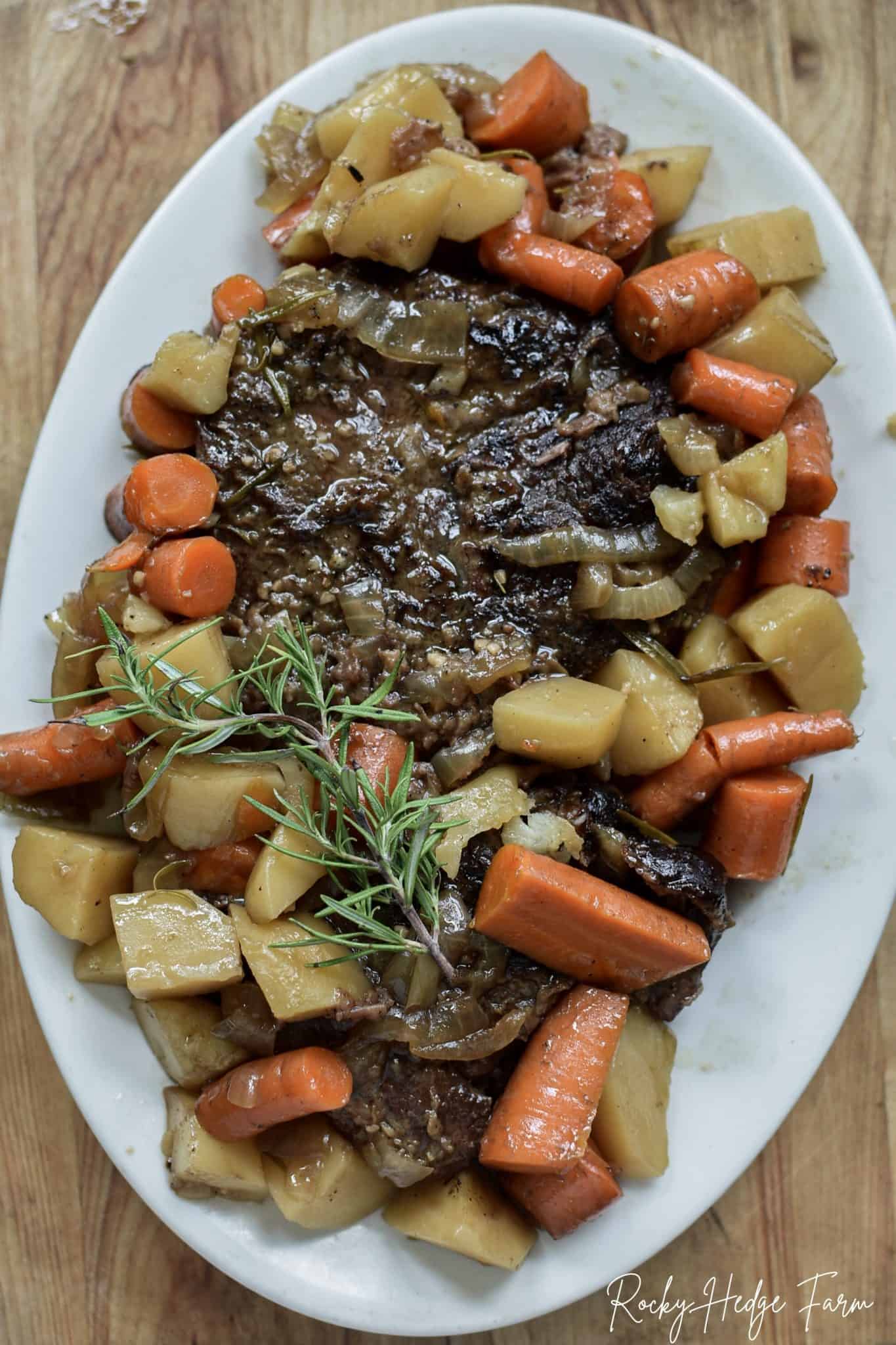 Dutch Oven Pot Roast Rocky Hedge Farm 