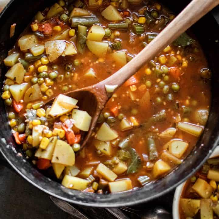 Easy Homemade Vegetable Soup