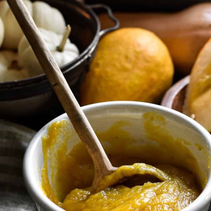 homemade pumpkin puree for pie