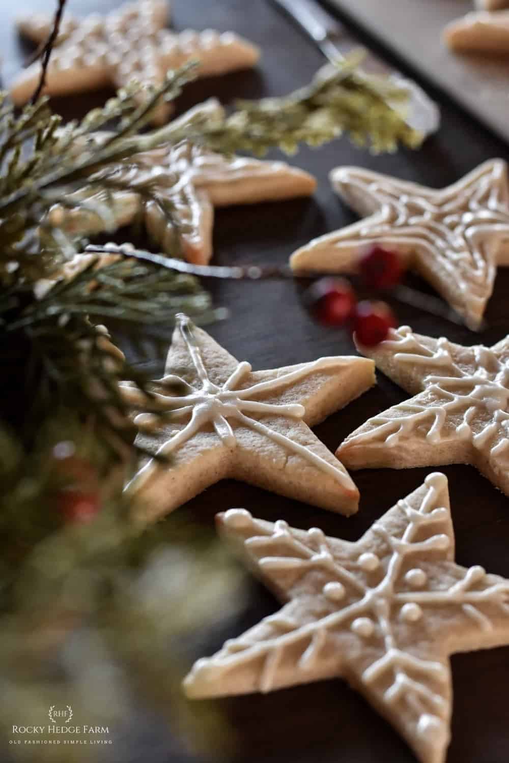 Christmas Sugar Cookies and Royal Icing Recipe | Rocky Hedge Farm