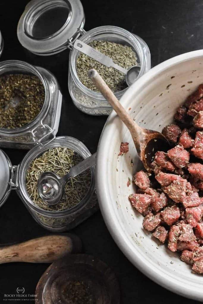 steak bites with garlic butter