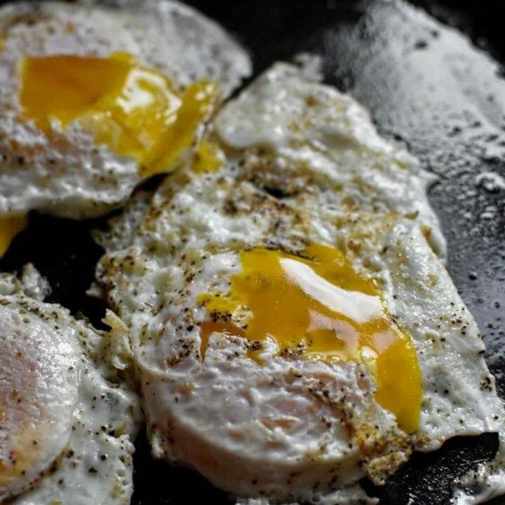 perfect over easy eggs