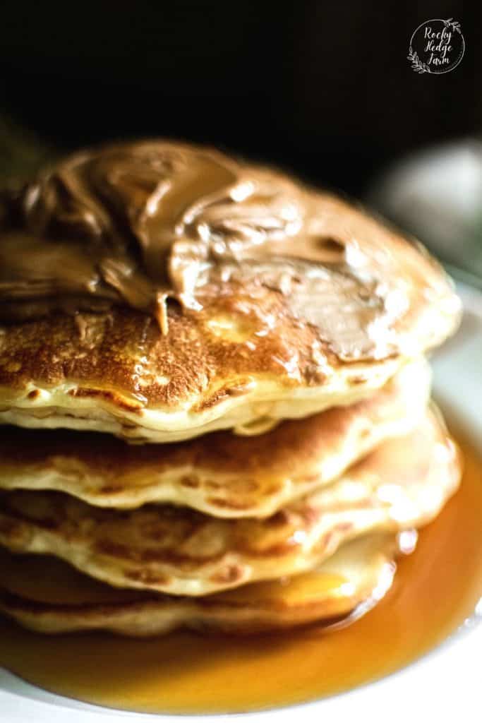 Stack of Homemade Pancakes