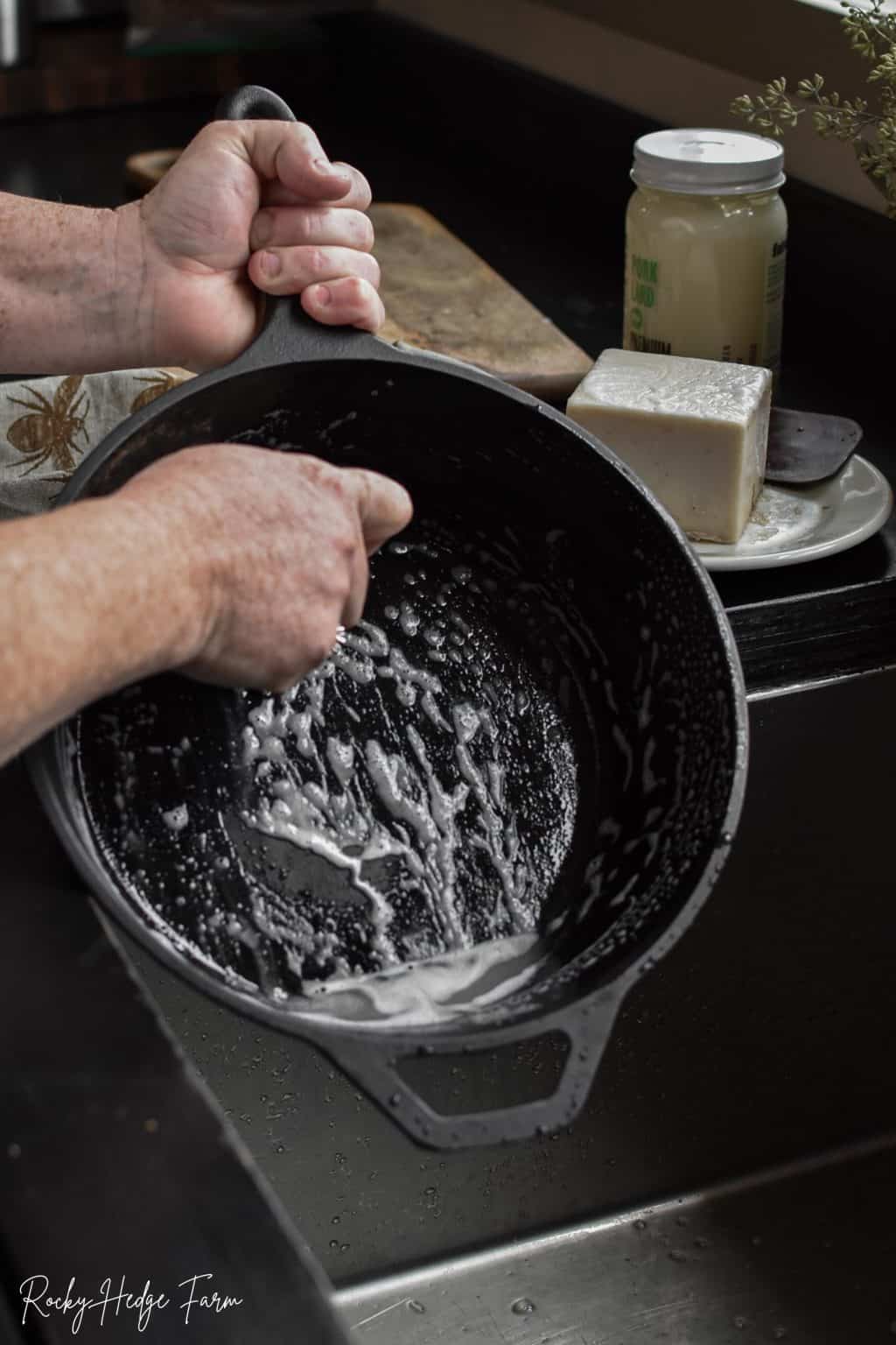 How To Season Cast Iron Pans Rocky Hedge Farm 