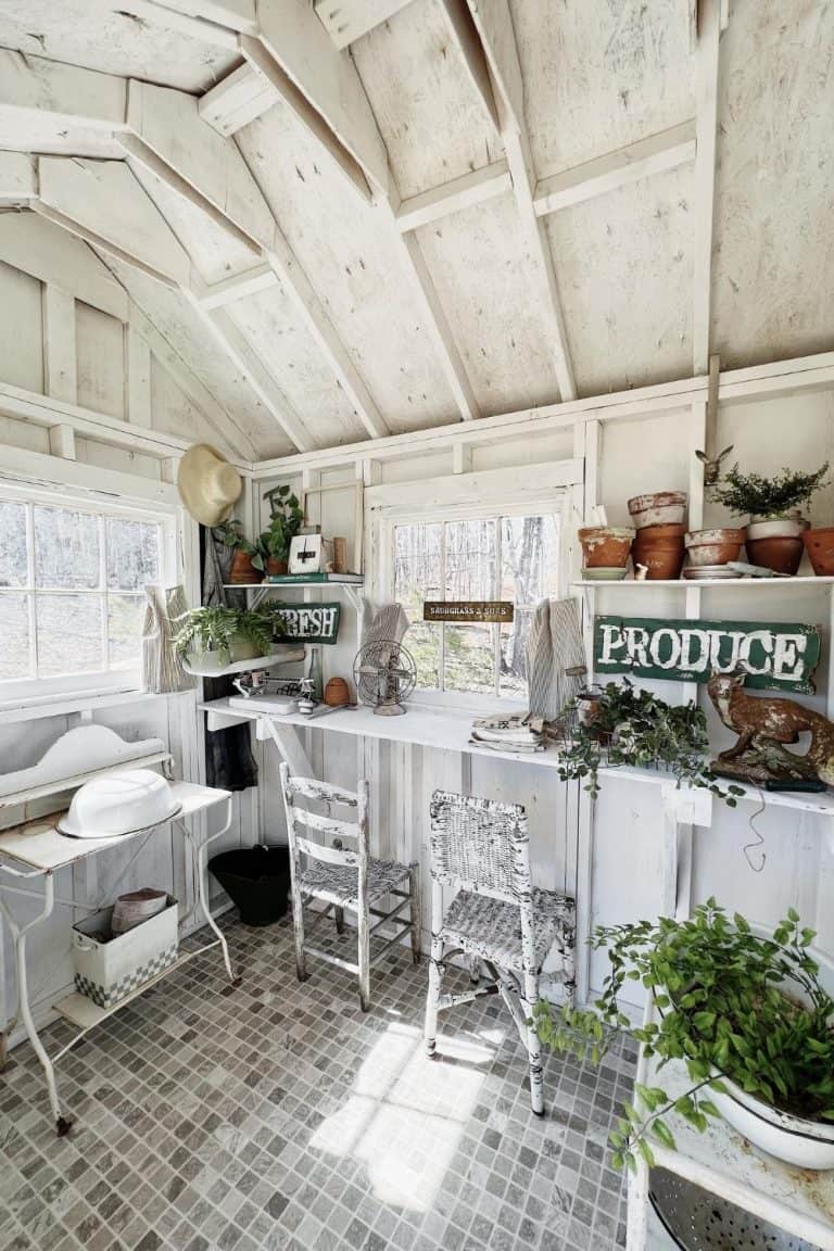 Garden Shed Interior Ideas