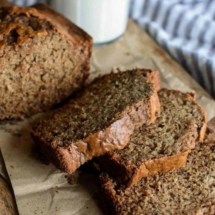 slices of banana bread