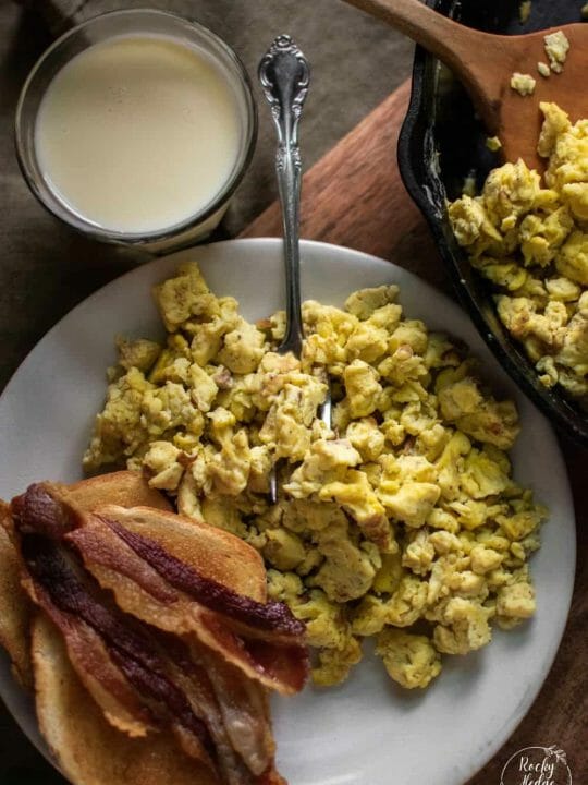 Cast Iron Scrambled Eggs by cleanfoodiecravings, Quick & Easy Recipe