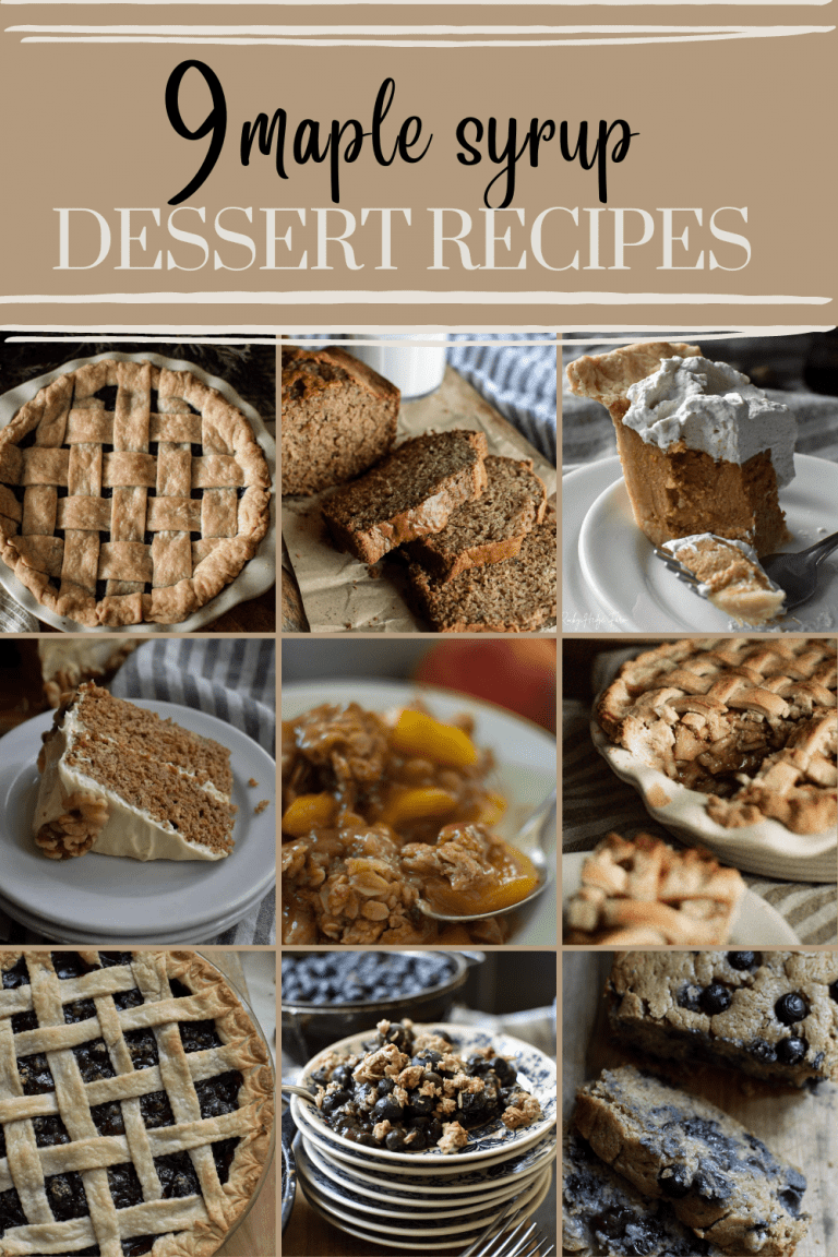 Delicious Desserts with Maple Syrup Recipes