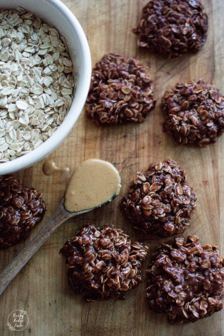 No Bake Cookies With Old Fashioned Oats