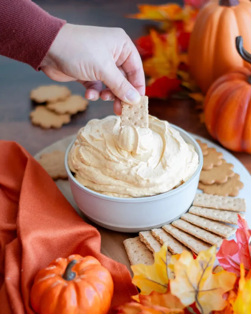 no bake pumpkin pie dip dessert